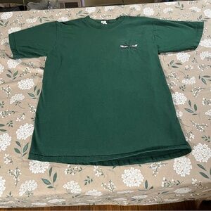 Vintage No Fear Shirt Men’s Medium Green Y2K 90s Skater Grunge USA Embroidered